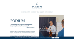 Desktop Screenshot of podiumtalent.com